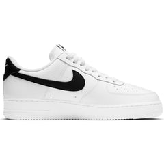 Men's Nike Air Force 1 '07 "White Black Pebbled Leather"