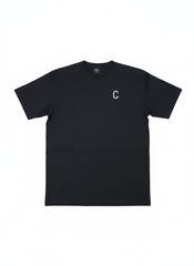 Men's The Closet Inc. Plain T-Shirt (Black-Wht Logo)