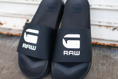 G-Star Cart 3 Slides (Navy/White)