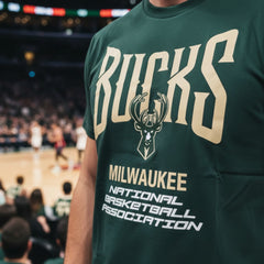 Men's Pro Standard NBA Milwaukee Bucks City Tour 2.0 Drop Shoulder