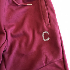 Men's The Closet Inc. Fleece Pants Burgundy