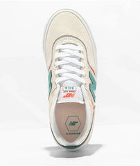 New Balance Jamie Foy 306 White/Teal Blue Shoes (NM306ZUB)