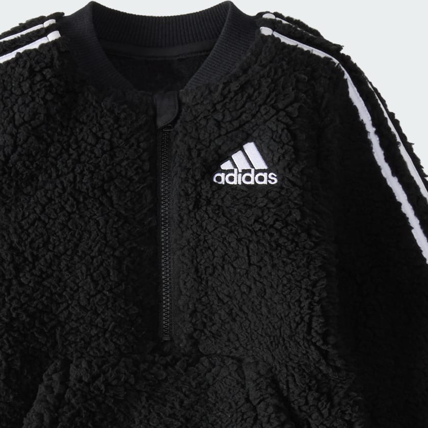 Kids' 3-Stripes Sherpa Coverall Kids
