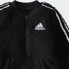 Kids' 3-Stripes Sherpa Coverall Kids
