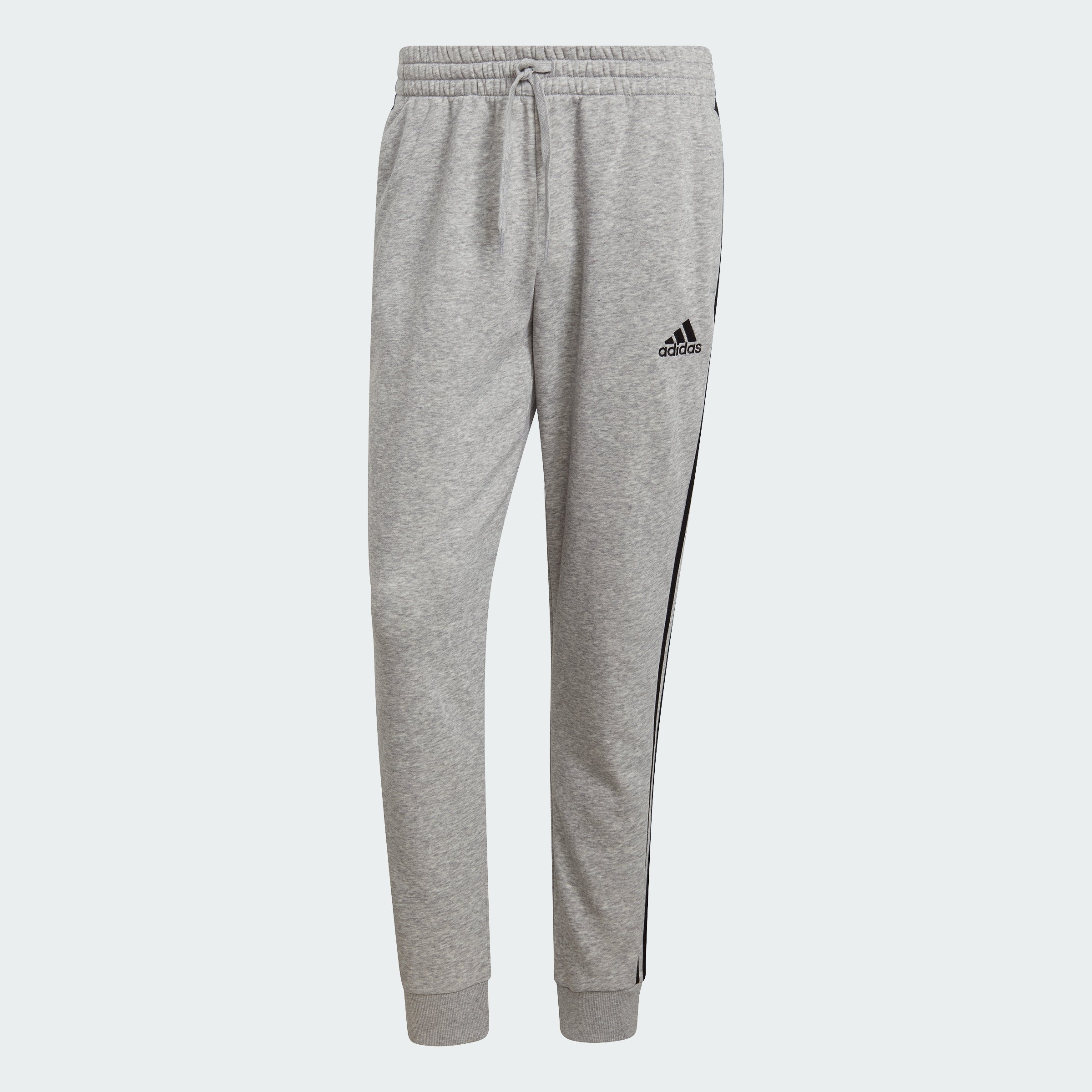 Men's Essentials French Terry Tapered-Cuff 3-Stripes Pants