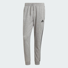 Men's Essentials French Terry Tapered-Cuff 3-Stripes Pants