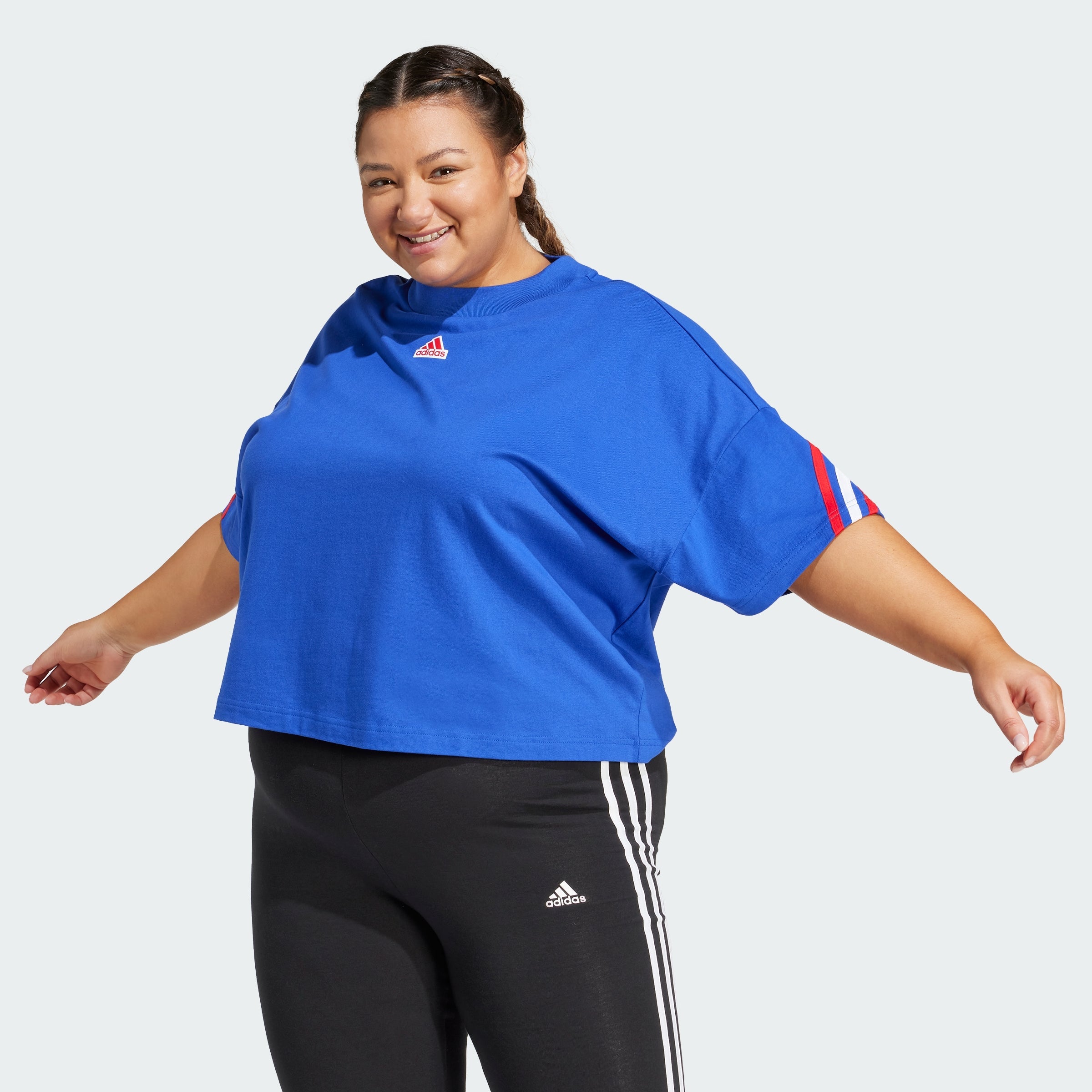 Women's Future Icons 3-Stripes Tee (Plus Size)