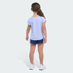 Kids' Two-Piece Short Sleeve Graphic Tee and Mesh Shorts Set