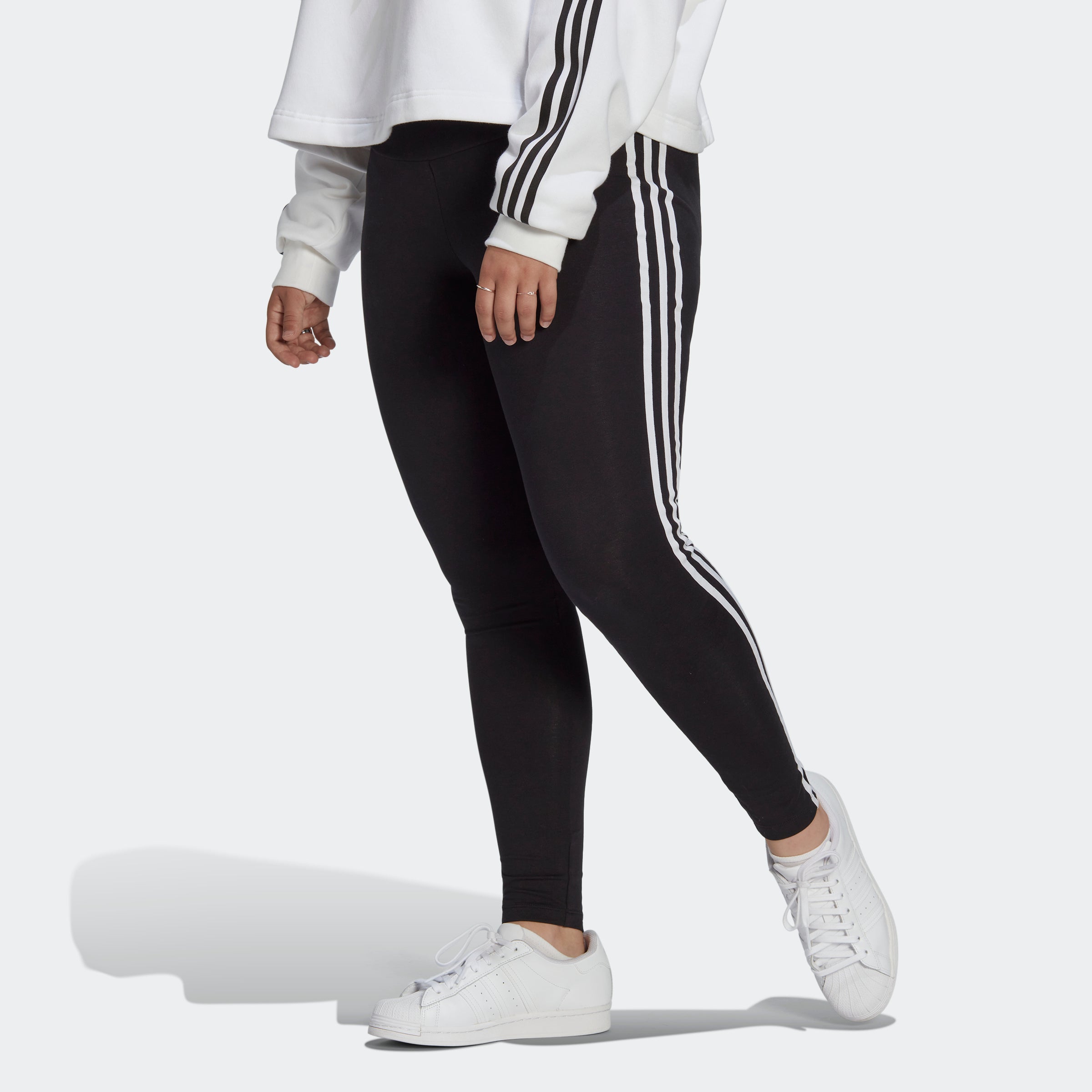 Women's Adicolor Classics 3-Stripes Leggings (Plus Size)