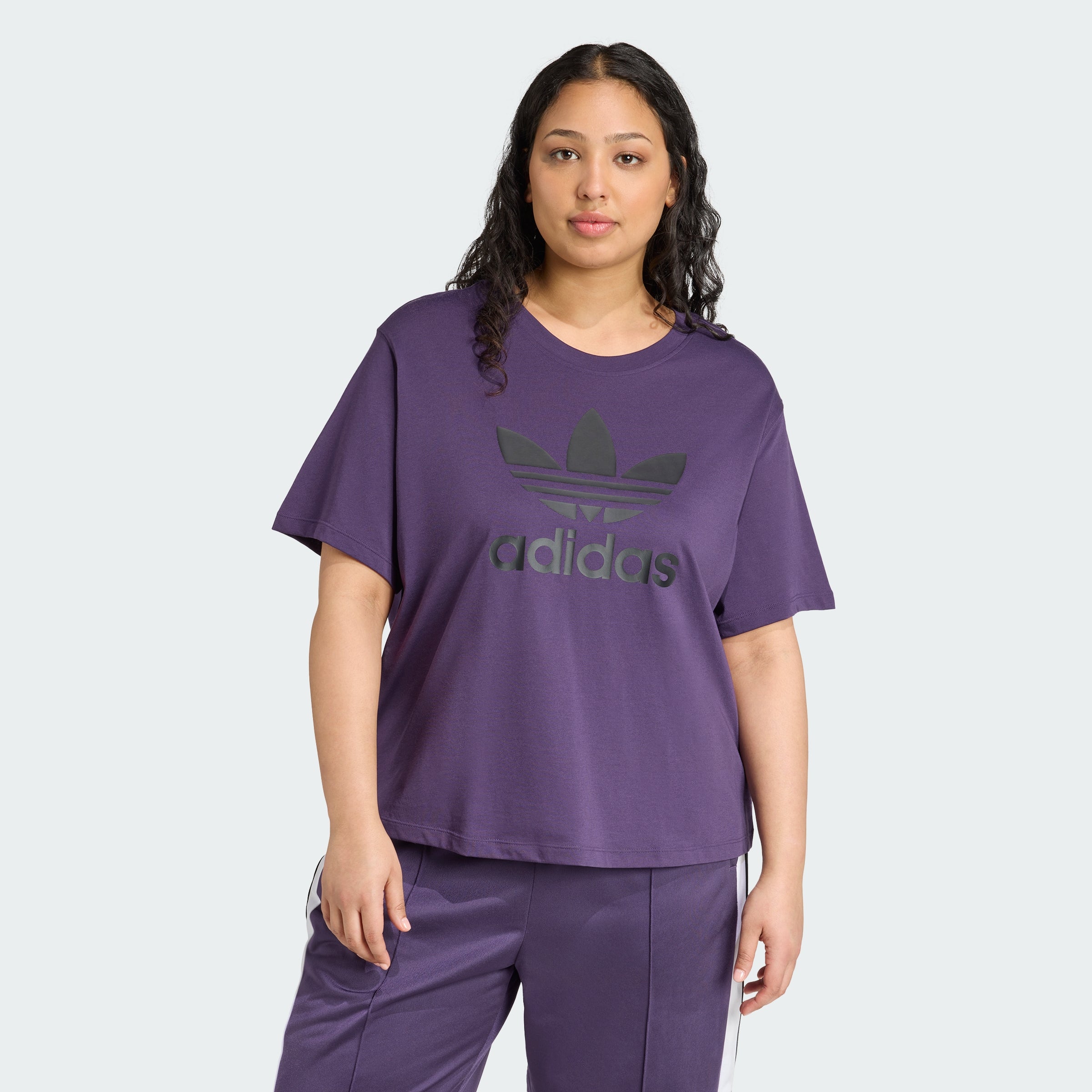 Women's Adicolor Trefoil Boxy Tee (Plus Size)