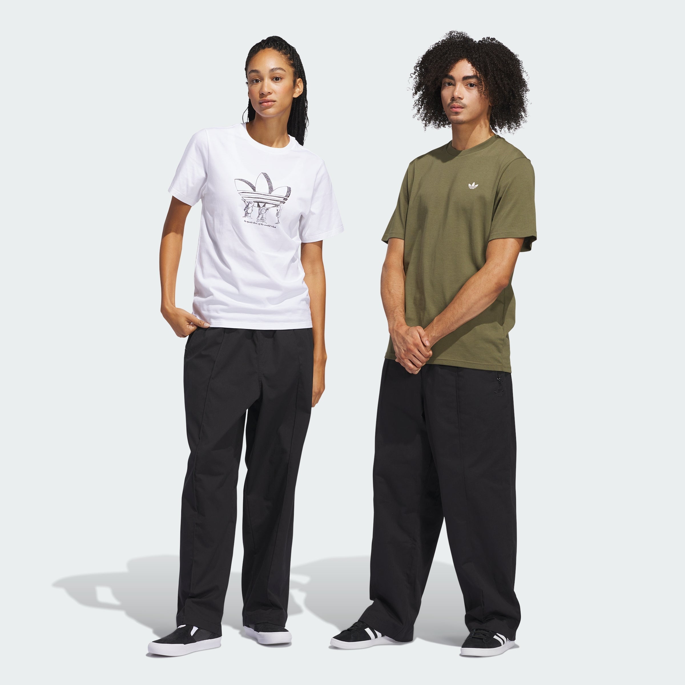 Men's Skateboarding Pintuck Pants (Gender Neutral)