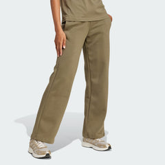 Women's Essentials Small Logo Feel Cozy Open-Hem Pants