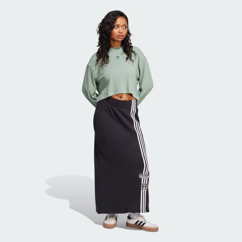 Women's Essentials Wide Rib Long Sleeve Tee
