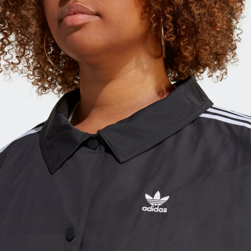 Women's Adicolor Classics 3-Stripes Coach Jacket (Plus Size)