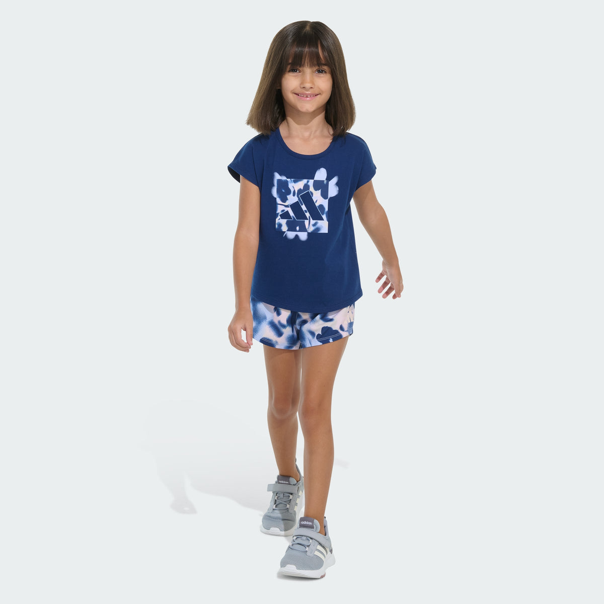 Kids' Two-Piece Cap Sleeve Tee and Woven Shorts Set