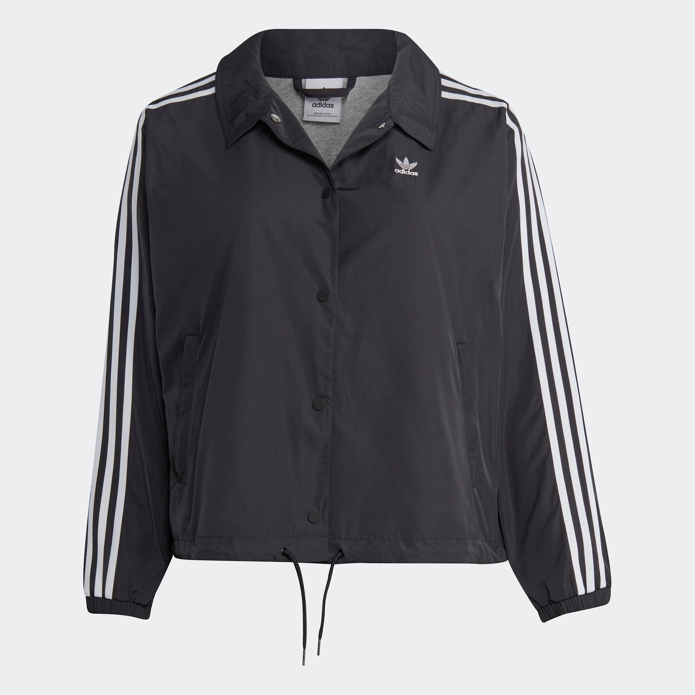 Women's Adicolor Classics 3-Stripes Coach Jacket (Plus Size)