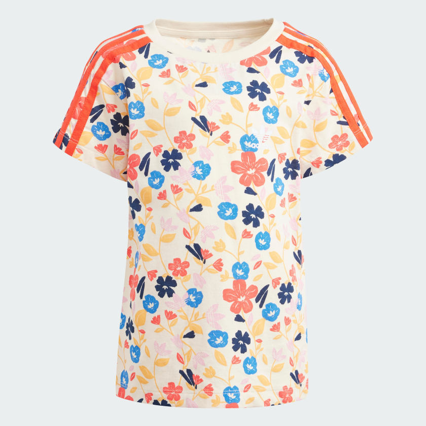 Kids' Floral Cycling Shorts and Tee Set