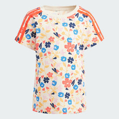 Kids' Floral Cycling Shorts and Tee Set