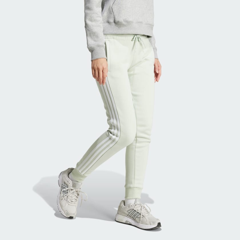 Women's Essentials 3-Stripes Fleece Pants