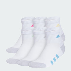 Athletic Cushioned 6-Pack Quarter Socks Kids