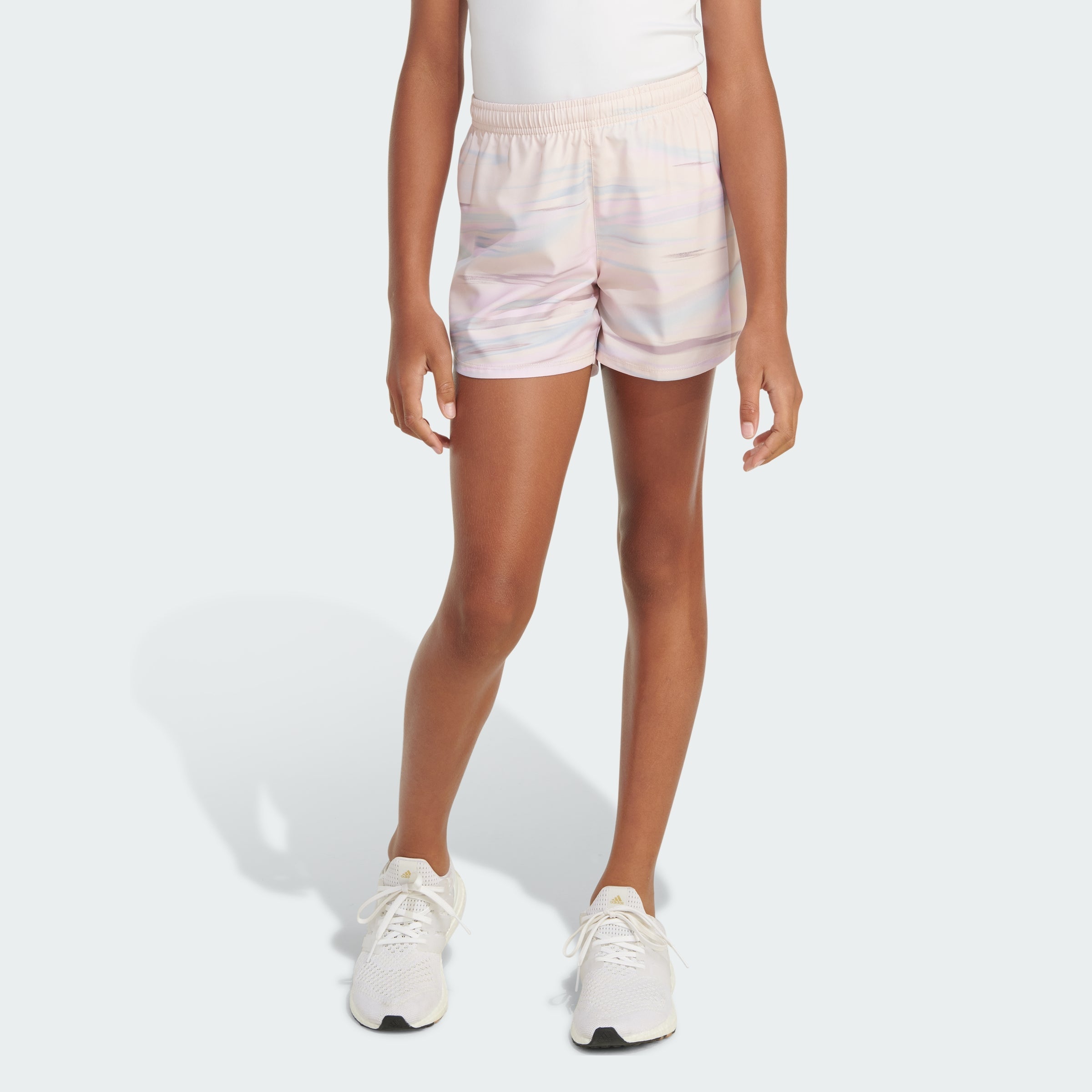Kids' AEROREADY Elastic Waistband Sublimated No Side-Seam Shorts