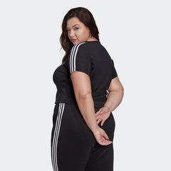 Women's Adicolor Classics Crop 3-Stripes Tee (Plus Size)
