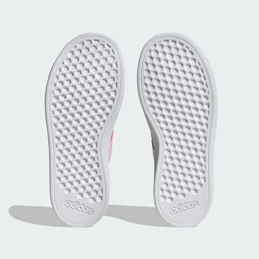 Kids' Grand Court Lifestyle Tennis Lace-Up Shoes
