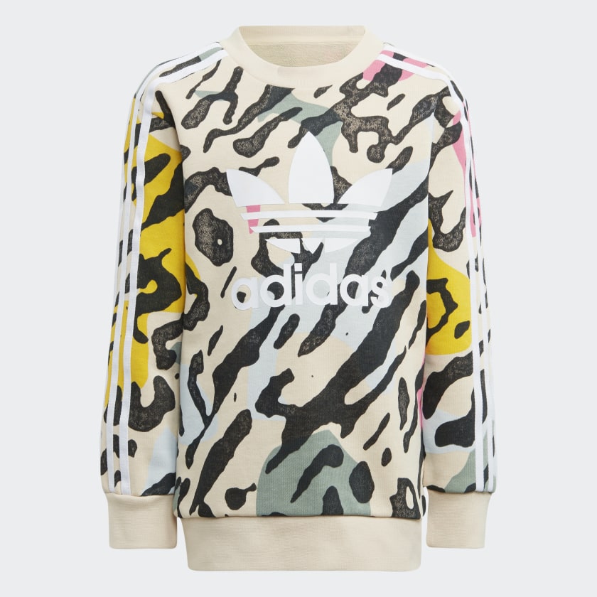 Kids' Animal Print Crew Set