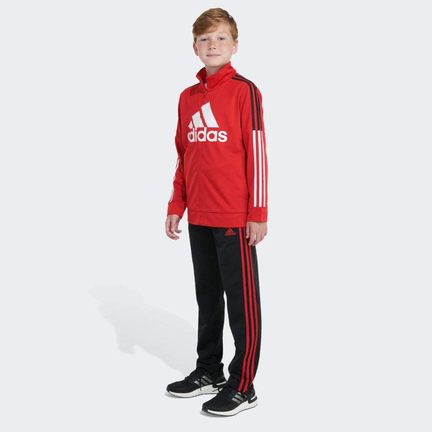 Kids' Two-Piece Contrast 3-Stripe Tricot Track Set