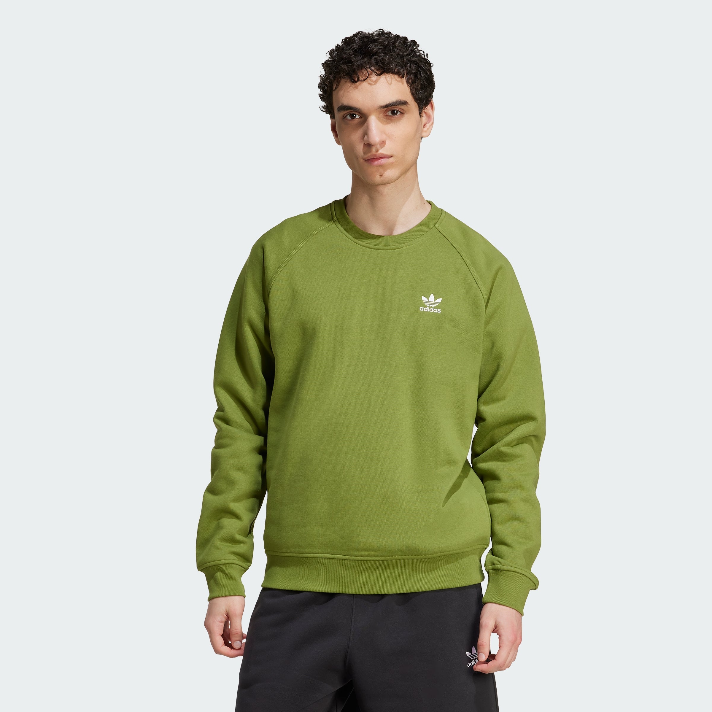 Men's Trefoil Essentials Crew Sweatshirt