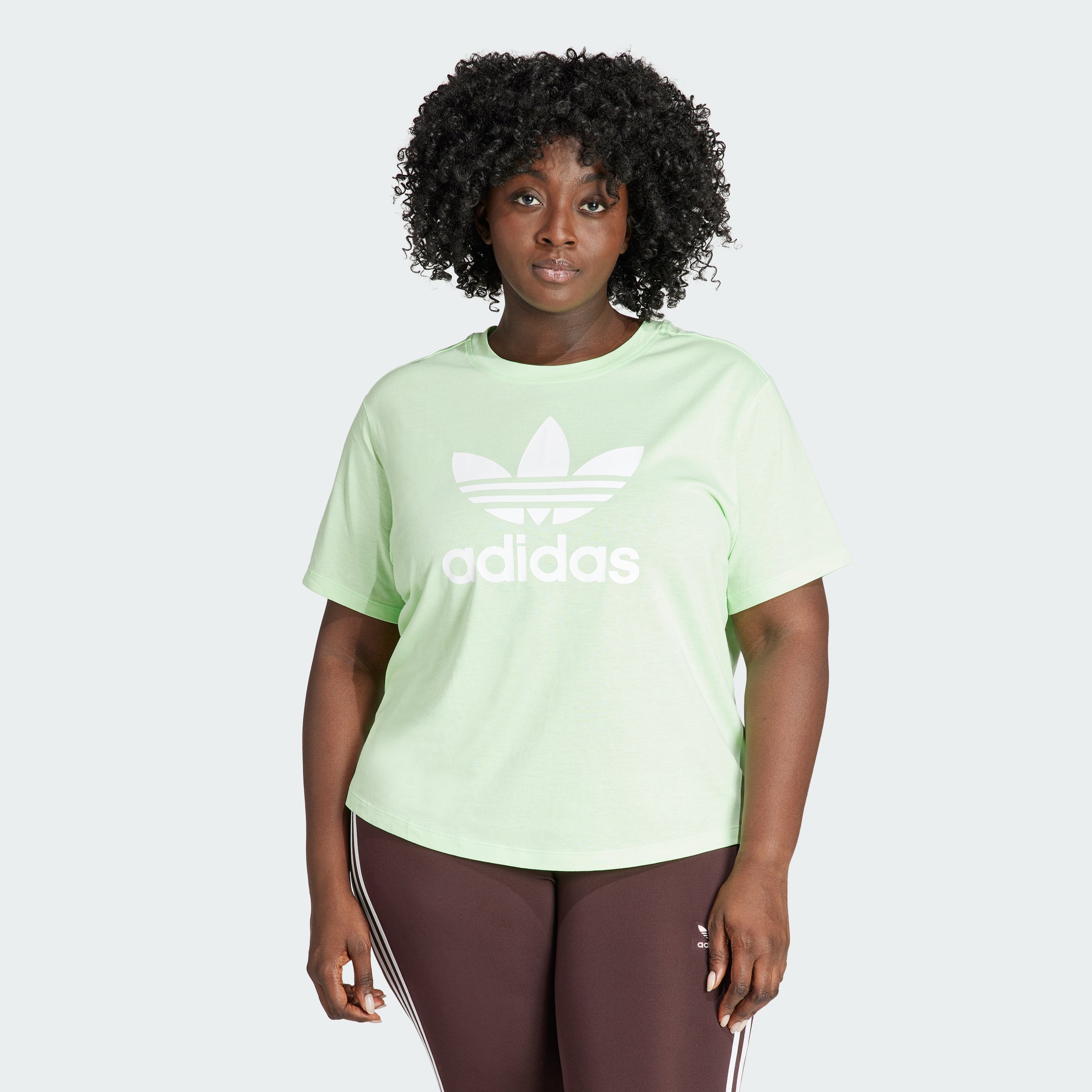 Women's Adicolor Trefoil Boxy Tee (Plus Size)