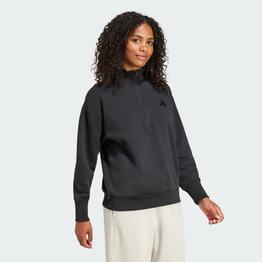 Women's ALL SZN Fleece Loose Quarter-Zip Sweatshirt